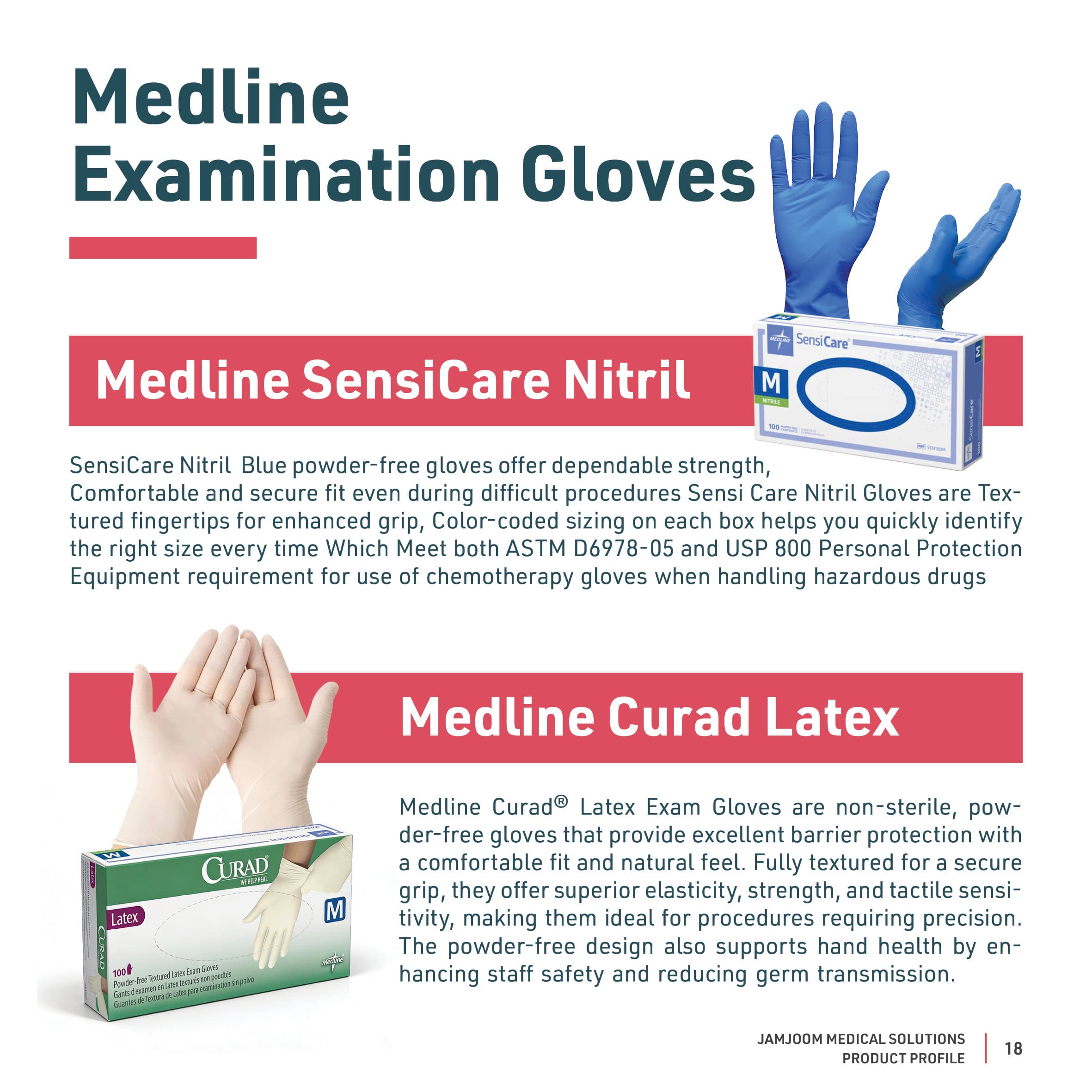 Medline SensiCare Nitril catalogue profile from Medline.