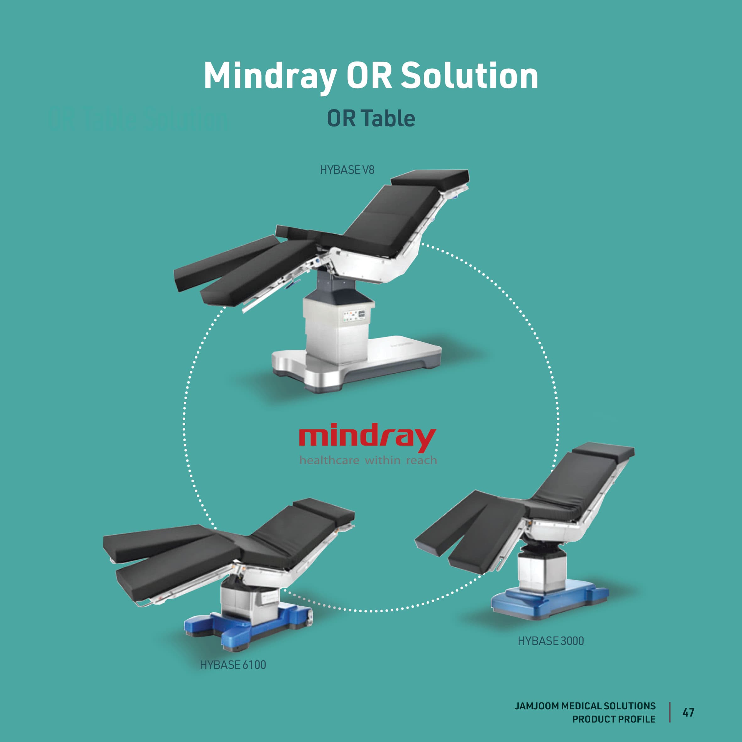 Mindray OR Solution — OR Table catalogue profile from Mindray.