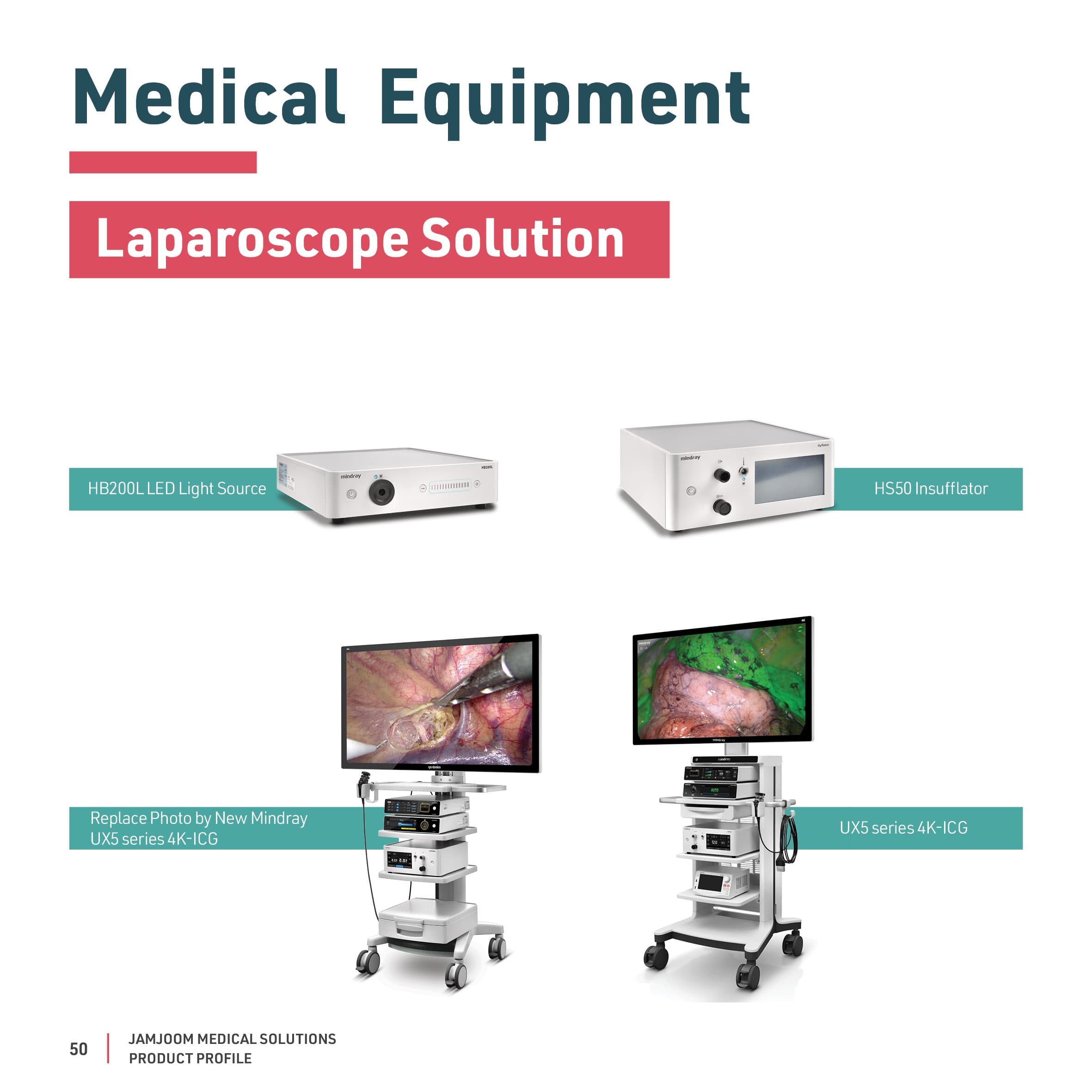 Laparoscope Solution catalogue profile from Mindray.